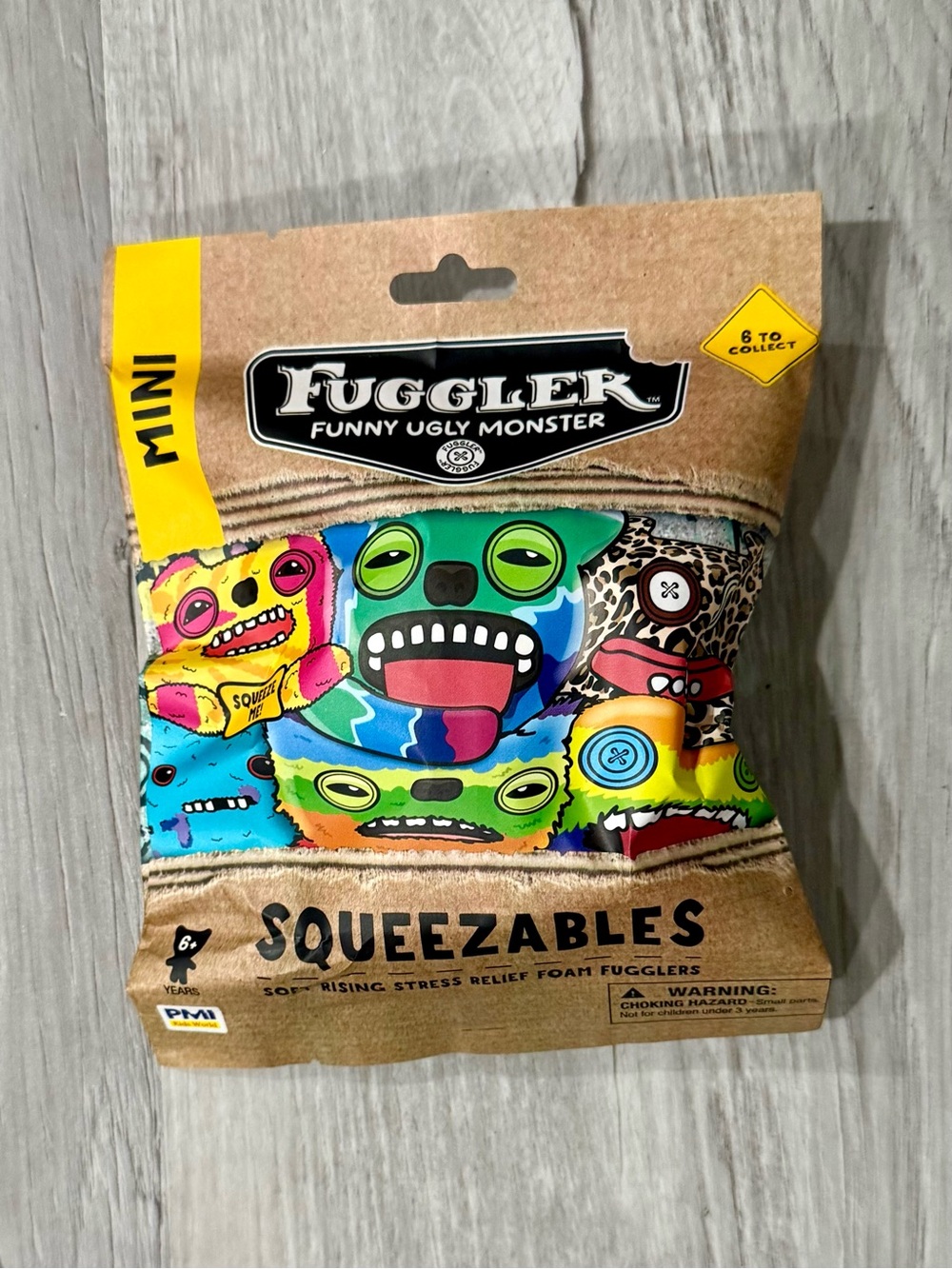Fuggler Mini Squeezables Stress Relief Toy - Multicolor